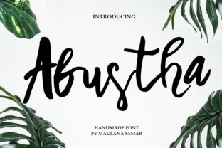 Abustha Font for Elegant Design