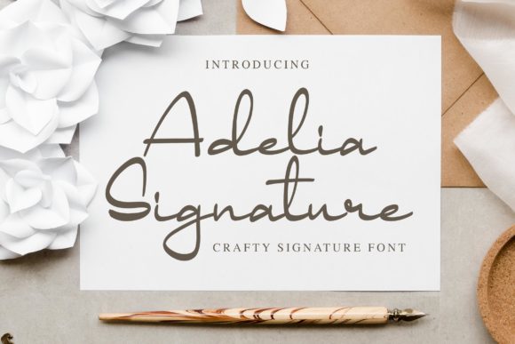 Adelia Signature Font Review