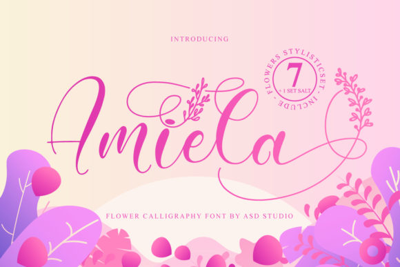 Amiela: A Script Font for Elegant Web Design