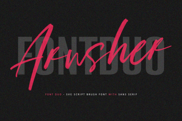 Arusher Font: Elegant Script for Creative Projects