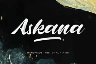 Askana: A Script Handwritten Font