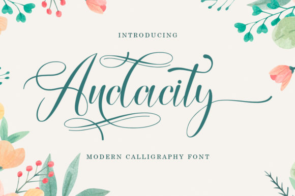 Audacty Font for Creative Web Design
