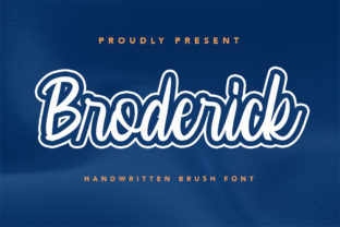 Broderick Font for Creative Projects