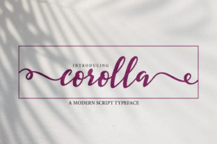 Corolla Font for Creative Projects