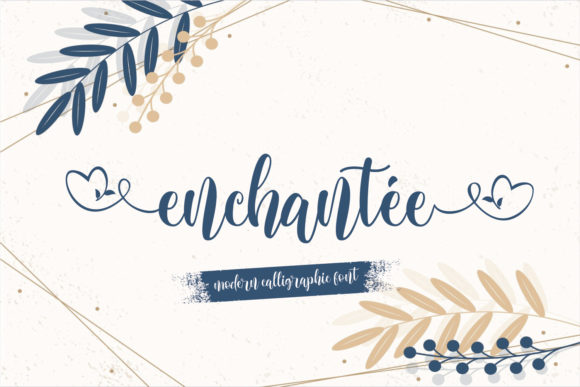 Enchantee: A Script Font for Elegant Design