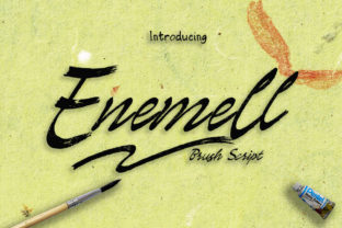 Enemell: A Fun Script Font