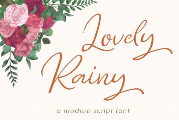 Lovely Rainy: A Font for Creative Projects
