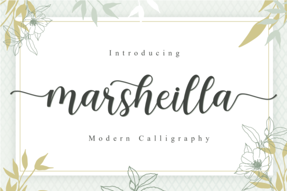 Marsheilla Font for Creative Projects