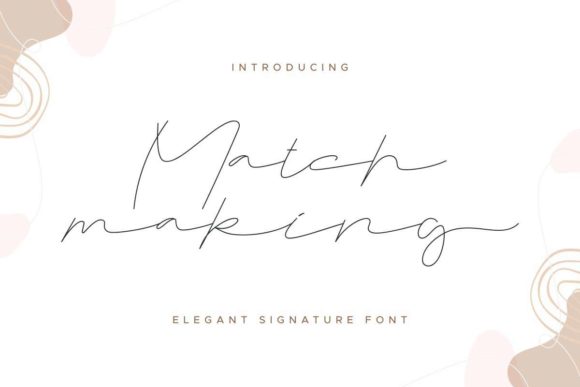Matchmaking Font for Editorial Design