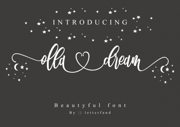 Olla Dream Font for Business Branding