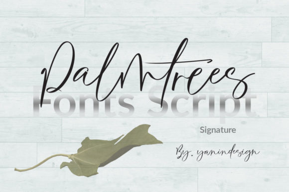 Palmtrees Font for Creative Brands
