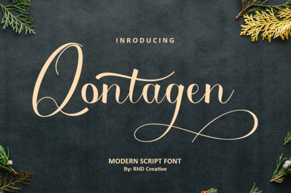 Qontagen Font for Creative Makers