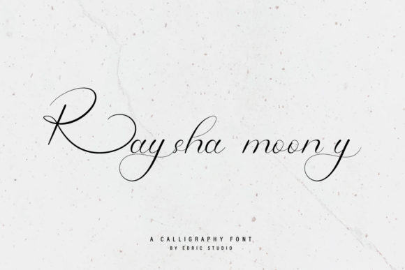 Raysha Moonly Font Review