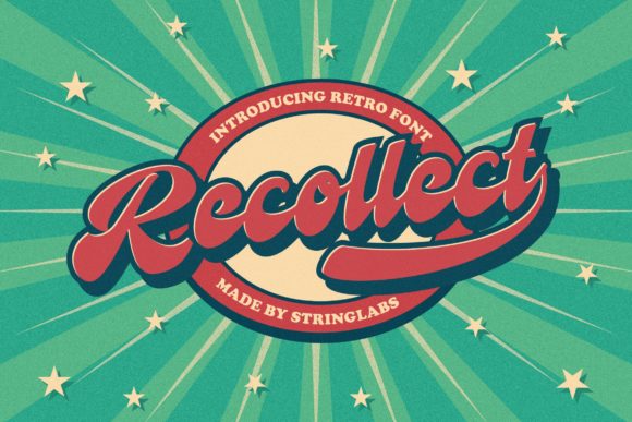 Recollet Font: Vintage Script for Creative Projects
