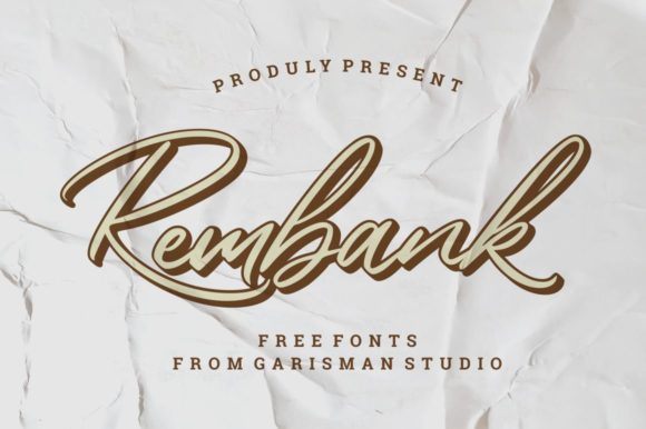 Rembank Font for Creative Projects