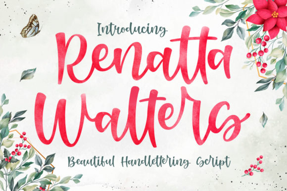 Renatta Walters Font: Elegant Script for Business Branding