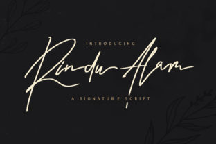 Rindu Alam Font Review