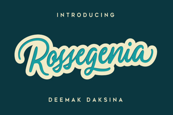 Rossegenia Font for Elegant Design