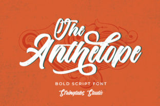 The Anthelope Font: Retro Bold Script for Editorial Design