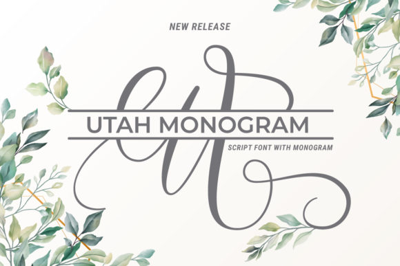 Utah Monogram Font for Elegant Branding